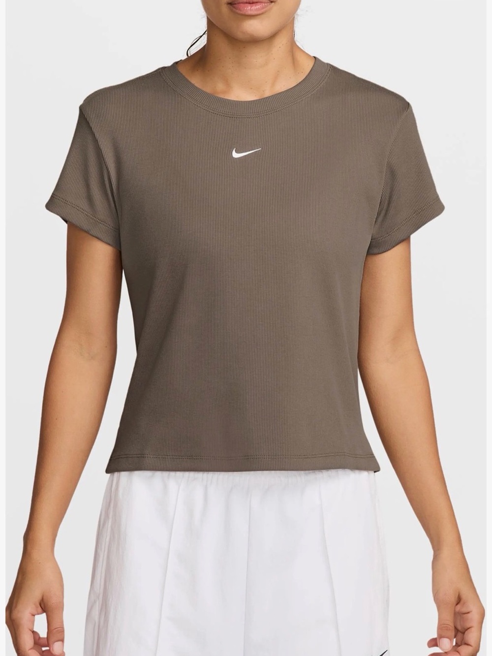 Nike Women's Olive Crew Short Sleeve Tee